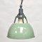 Hellgrüne Industrielampe, 1960er 3
