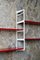 Modular Wall Shelf in Red and White, 1970s 4