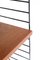 Teak String Wall Shelf with Magazine Rack by Kajsa & Nisse Strinning, 1960s 6