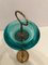 Vintage Standing Ashtray in Brass and Glass 2