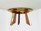 Vintage Italian Teak, Brass & Opaline Glass Pendant Lamp, 1960s 5