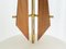Vintage Italian Teak, Brass & Opaline Glass Pendant Lamp, 1960s 10