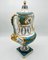 Antique French Sevres Style Porcelain Double Handled Urn 13
