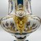 Antique French Sevres Style Porcelain Double Handled Urn 5