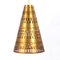 Brass Hanging Light by Hans Bergström, 1950s 1