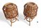 Lampes de Bureau en Rotin et Rotin Riviera par Franco Albini, 1960s, Set de 2 13