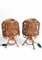French Riviera Rattan and Cane Table Lamps by Franco Albini, 1960s, Set of 2 3