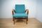 Czech Turquoise Armchair, 1960s 1