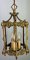 Pendant Light Vintage French Brass Hanging Lantern 3 Bulb Lot 4195 9