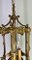 Pendant Light Vintage French Brass Hanging Lantern 3 Bulb Lot 4195 5