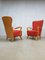 Vintage Dutch Lucie Wingback Chair by Cees Braakman for Pastoe, Set of 2 2