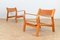 Vintage Model GE 671 Lounge Chairs by Hans J. Wegner for Getama, Set of 2 4