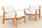 Vintage Model GE 671 Lounge Chairs by Hans J. Wegner for Getama, Set of 2 13