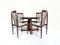 Mid-Century Modern Danish Dining Table and Chairs by H.W. Klein for Bramin, 1960s, Set of 6 1