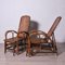 Italian Rattan Chaise Lounger, 1920s 1