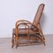 Italian Rattan Chaise Lounger, 1920s 10