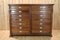 Antique 14-Drawer Trade Cabinet, 1900, Image 3