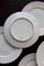 Vintage Twisted Dessert Plates in White Porcelain from Limoges Haviland, 1970s, Set of 6 5