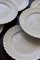 Vintage Twisted Dessert Plates in White Porcelain from Limoges Haviland, 1970s, Set of 6 3