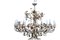 Mid-Century Hollywood Regency Gilt Floral Lily 12-Light Chandelier attributed to Hans Kögl, Italy, 1970s 1