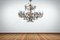 Mid-Century Hollywood Regency Gilt Floral Lily 12-Light Chandelier attributed to Hans Kögl, Italy, 1970s, Image 3