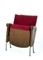 Red Velvet Cinema Seat from Ascol, 1950s 4