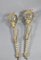 Large French Wall Sconces, 1950s, Set of 2 5