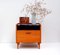 Commode Mid-Century en Teck et Verre, 1960s 3