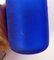 Satin Blue Murano Glass Bottle by Franco Moretti, 1990s, Image 6