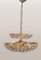 Hollywood Regency Brass and Crystal Chandelier by Peris Andreu, 1970s 3