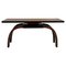 Art Deco Italian Console Table in Walnut and Maple Burl, 1940s, Image 1