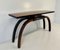Art Deco Italian Console Table in Walnut and Maple Burl, 1940s, Image 5