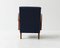 Dunkelblauer H-410 Sessel von Jindrich Halabala, 1930er 4