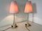 Italian Romantic Murano Glass Table Lamps, 1980s, Set of 2 1