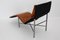 Swedish Cognac Leather Chaise Lounge by Tord Bjorklund, 1970s 4