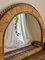 Woven Rattan and Wicker Shelf Mirror in the style of Emmanuelle, Spain, 1970s, Image 2