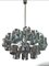 Space Age Chrome Chandelier attributed to Gaetano Sciolari, 1970s 9