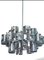 Space Age Chrome Chandelier attributed to Gaetano Sciolari, 1970s 8