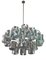 Space Age Chrome Chandelier attributed to Gaetano Sciolari, 1970s 13