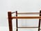 Chariot Vintage en Teck avec Plateaux en Verre par Cees Braakman pour Pastoe, 1950s 2