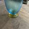Modern Blue and Yellow Murano Glass Vase by Carlo Moretti, 1980s 7