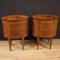 20th Century Italian Inlaid Bedside Tables, 1950s, Set of 2, Image 3