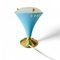 Mid-Century Modern Italian Table Lamp in Glass and Metal by Gilardi & Barzaghi, 1950s 7