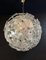Lampada a sospensione Sputnik vintage in vetro di Murano, anni '50, Immagine 2