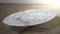 Large Oval Marble Coffee Table by Michel Kin for Arflex, 1970s 10