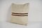 Turkish Striped Hemp Kilim Cushion Cover in Wool 3