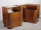 Art Deco Walnut Bedside Tables by Jindrich Halabala for Up Zavody, 1940s, Set of 2 14
