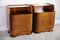 Art Deco Walnut Bedside Tables by Jindrich Halabala for Up Zavody, 1940s, Set of 2 30