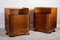 Art Deco Walnut Bedside Tables by Jindrich Halabala for Up Zavody, 1940s, Set of 2 1