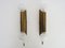 Wall Lights in Brass from Je Fassung, Germany, 1980s, Set of 2, Image 3